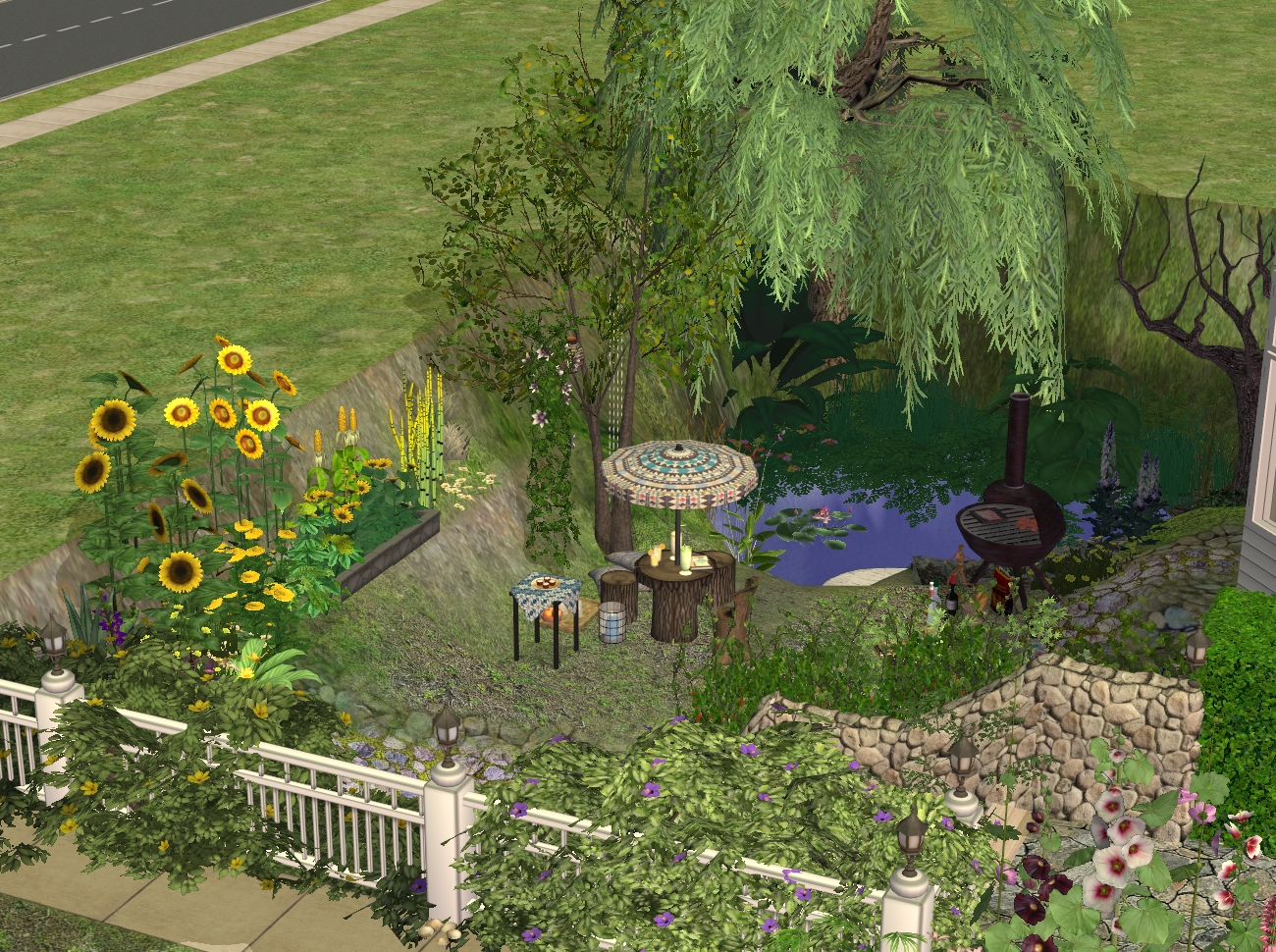 Biała Sadyba — ogród (część wypoczynkowa) I.jpg